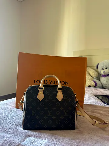 Louis Vuitton Alma BB Monogram Canvas Handbag with Box Speedy 25