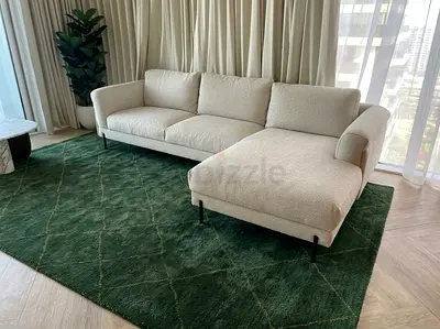 The loom collection Feather filled L Shape Sofa