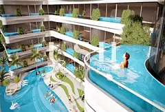 1BR Apartment | Samana Ivy Gardens | Pool & City Views