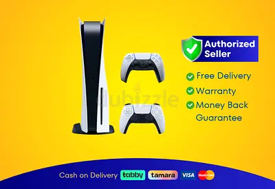 Sony PlayStation 5 Gaming Console Fat – Disc Edition with 2 Controllers, PS5 | New | Warranty | FRE