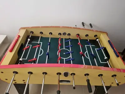 Wooden Tabletop Football / Table Soccer Game - Used, Good Condition