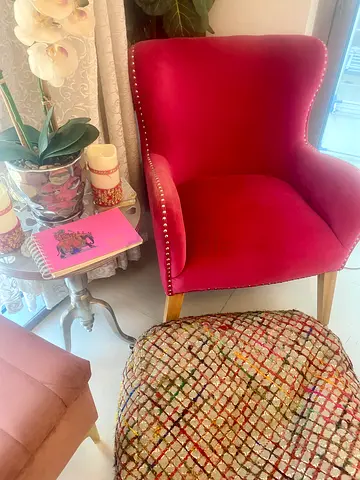 ‼️Marina Home Premium Accent Armchair with Stud Detailing and Matching Futon set ‼️Huge Discount ‼️