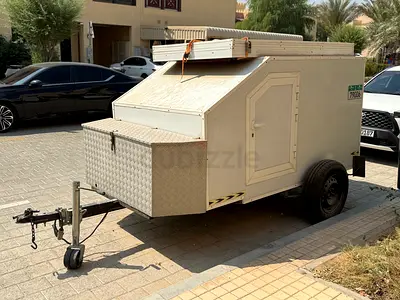 Camping and storage trailer