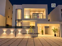 Villa for sale opposite Al Rahmaniya, Sharjah. Move-in ready, two-story villa featuring very spaciou