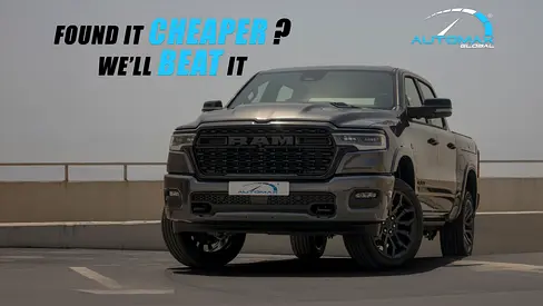 ( For Export / V8 5.7L ) 2026/2026 RAM 1500 Limited Crew Cab eTorque GCC BRAND NEW