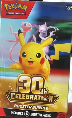 Pokemon 30th Celebration Booster Bundle - 6 Booster Packs (New)