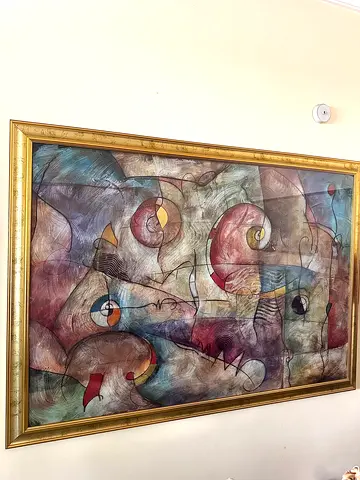 🔥 Large modern Wall painting