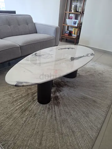 High quality pure marble coffee table