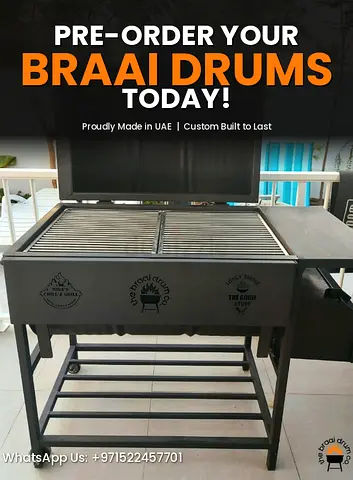 Pre-Order Now: Built-to-Last Braai/BBQ | Custom Made in Dubai
