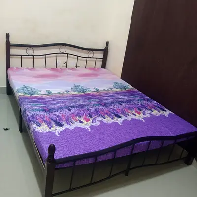 Steel Bed with Mattress