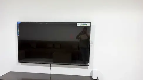Videocon 70” Flat Panel LED TV - Wall Mounted, Good Condition under warrenty