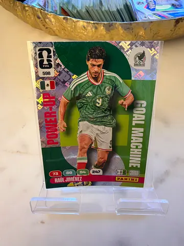 Panini Goal Machine Football Trading Card (Raúl Jiménez) - Sealed Sleeve
