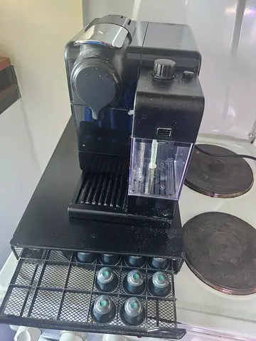 Used Nespresso-style Capsule Coffee Machine with Capsule Holder