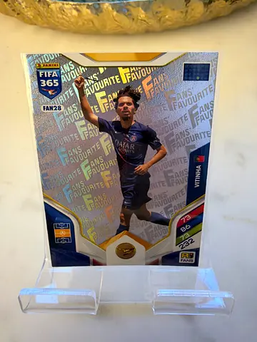 FIFA 365 Vinitha collectible football trading card (displayed)