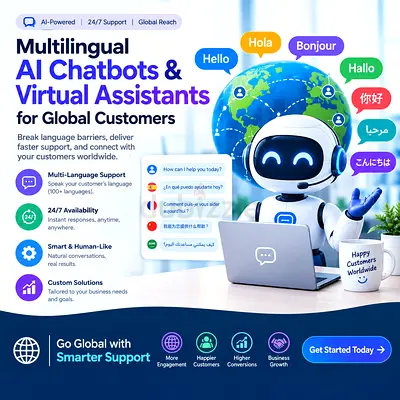 Multilingual AI Chatbots & Virtual Assistants for Global Customers