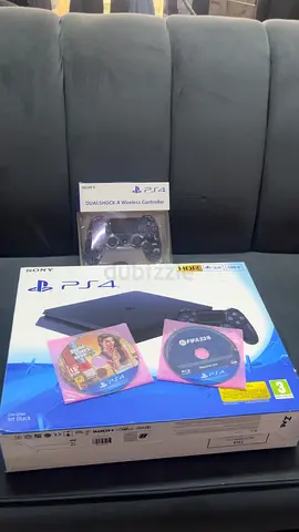 Sony PS4 fat 500gb with DualShock Controller + 2 Games (Good Condition)