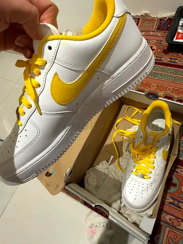 Brand New Nike Air Force 1 '07 - Custom Yellow - Size 44.5 (US 10.5)