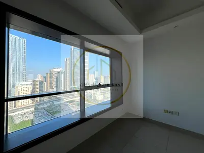 عرض خاص VIP – شقة جديدة (ثاني ساكن) غرفة وصالة ماستر بالإيجار السنوي في القصباء ببلكونتين وتكييف وجيم ومسبح وصيانة مجاناً بـ 46,000 درهم