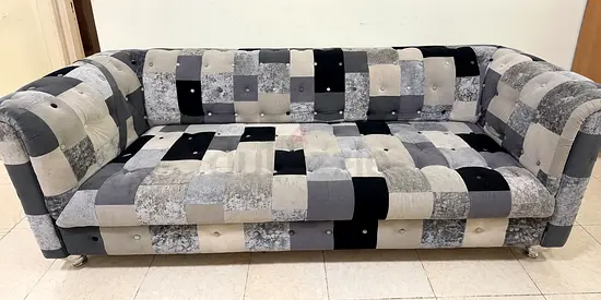 Title: 3-Seater Comfortable Sofa – AED 250 Only  Price: AED 250  Condition: Used – Good Condition  D
