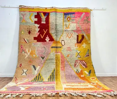 Authentic Vintage Handwoven Moroccan Berber Rug (220 x 310 cm) – Big Discount
