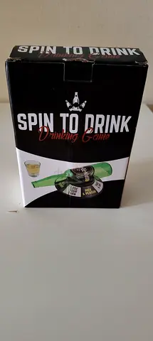 Spin to Drink drinking game - complete in box