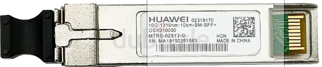 Huawei OSX010000 Optical Transceiver, SFP+, 10G, Single-mode Module (1310nm, 10km, LC)