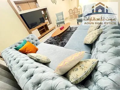 شقة غرفتين وصاله مفروشة سوبر لوكس بالتعاون ب 4500