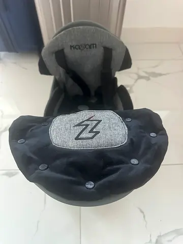Ergonomic Baby Carrier / Front and Back Carry - Light Grey/Black