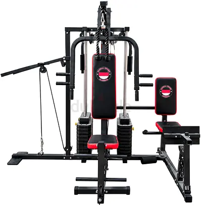 Multi-Station Home Gym Machine with Weight Stack - Complete Workout Station