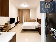 🌿 Windsor Gate Real Estate | Furnished Studio with Private Garden for Resale in Woroud | 550 Sq. 
