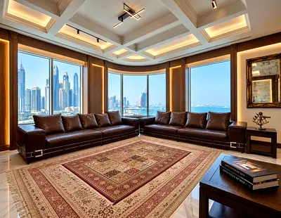 GRANTOUR 🇮🇹 Luxury Designer Burgundy Leather Sofas