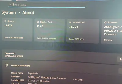 RTX 5080 Gaming PC (details in description)