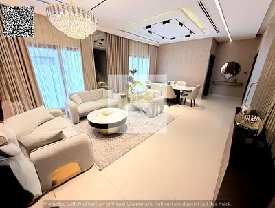 مقابل رحمانية الشارقة للبيع فيلا جاهزة للسكن طابقين - تقسيمات داخلية واسعة جدا وتشطيبات فندقية مع امكانية التمويل البنكى والتملك الحر