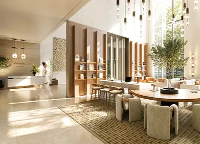 EARTHY FINISHES | CITY SKYLINE OUTLOOK | WARM TEXTURES