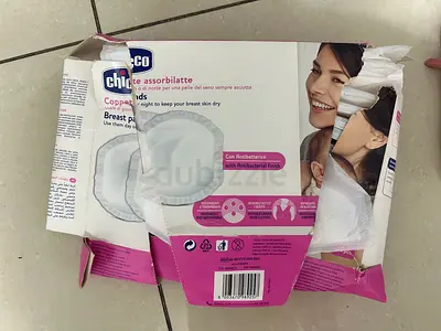 Chicco Disposable Breast Pads - Pack (used box, unused pads)