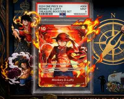 TCG-One Piece EN Monkey D. Luffy 2024 Graded PSA 9