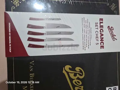 PROFESSIONAL Forged | Berkel Elegance 5-Pc Chef Knife Set (NEW/SEALED)