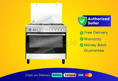 Tornado 90X60 Cm 5 Burner Cooking Range, | New | Warranty | FREE Delivery