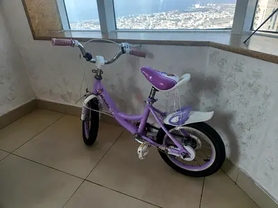 Purple kids' bicycle - good condition