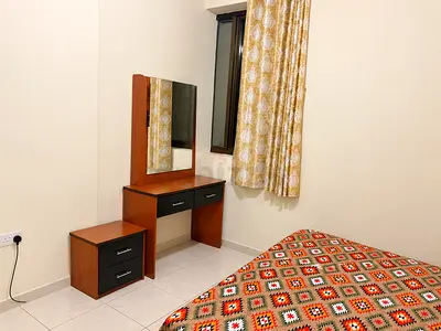 Furnished bedroom available from 1st Nov2026 in shabiya 10