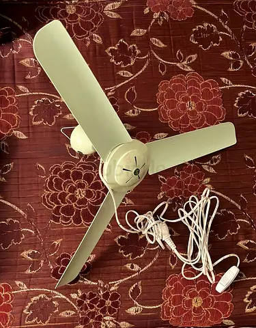 3-blade Ceiling Fan with Remote Cord - Good Working Condition