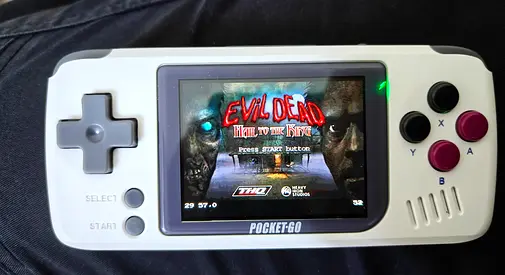 PocketGo handheld retro gaming console