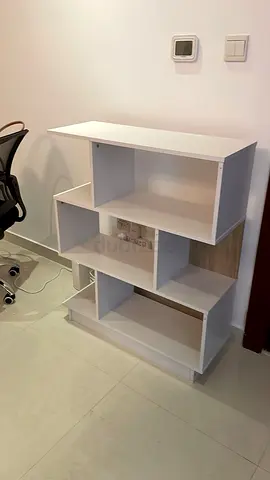 Homebox 3 Tier White Bookcase, Like New