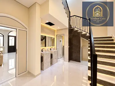 👑 Windsor Gate Real Estate | Exceptional Luxury 6BR Fully Furnished Villa | 8 Bathrooms | 2 Majlis | 2 Kitchens | Solar System