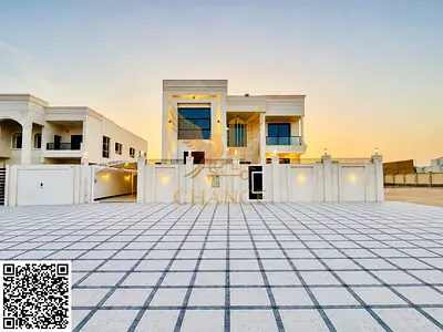 Luxury 6-Master-Bedroom Villa for Sale in Al Raqayib, Ajman | Pool & Jacuzzi | Corner Location