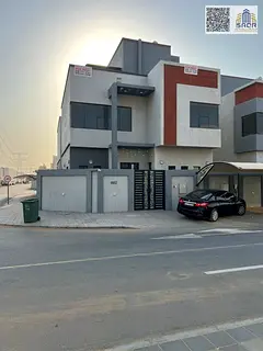 Corner Villa for Rent in Al Yasmeen, Ajman | 5 Master Bedrooms | Electric Vehicle Charger | Prime Lo