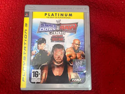 WWE SmackDown vs. Raw 2008 (PS3) - Platinum Edition