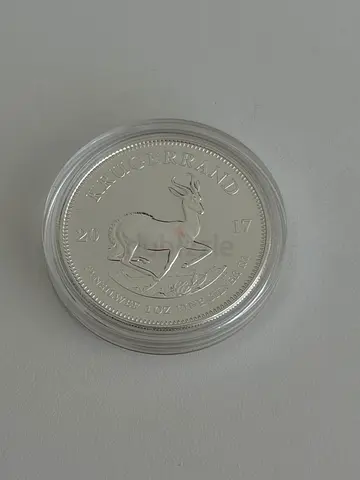 South African Krugerrand 1 oz Silver Coin in Capsule — new Condition
