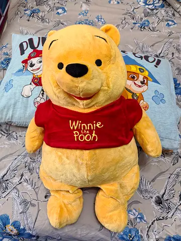 Big size Winnie Pooh Toy perfect conditionLike new neat and clean, from pet free and smoke free hous