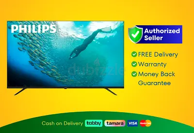 Philips 75 inch TV Android Smart - 4K, | Brand New | Warranty | FREE Delivery